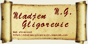 Mlađen Gligorević vizit kartica